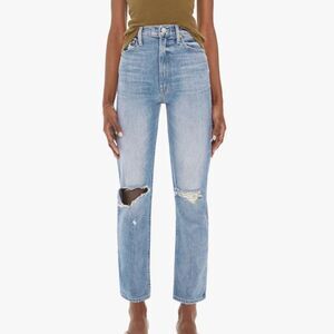 Mother Superior High Waisted Rider Flood Jeans in Wild And Wicked - Size 24
